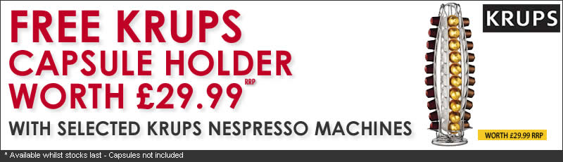 Krups Nespresso Citiz Red - (XN720540) - eCookshop