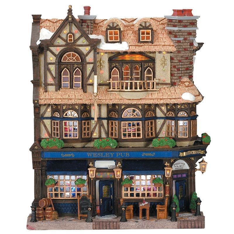 lemax wesley pub facade 45099 163 44 19 from lemax lemax wesley pub facade 45099 163 44 19 from lemax